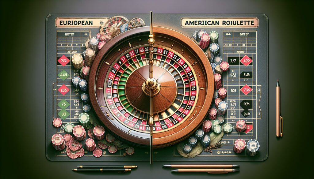 Razlike između europskog i američkog ruleta Razlike između europskog i američkog ruleta