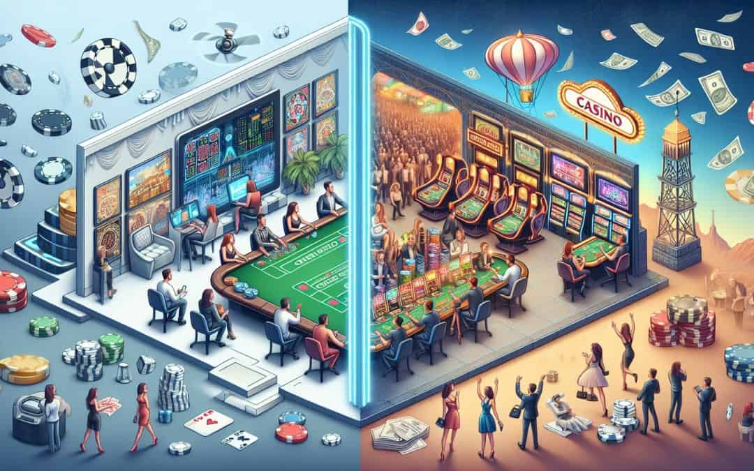 Razlika između online i fizičkih casina