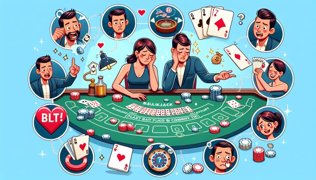 Najčešće greške pri klađenju na blackjack stolovima