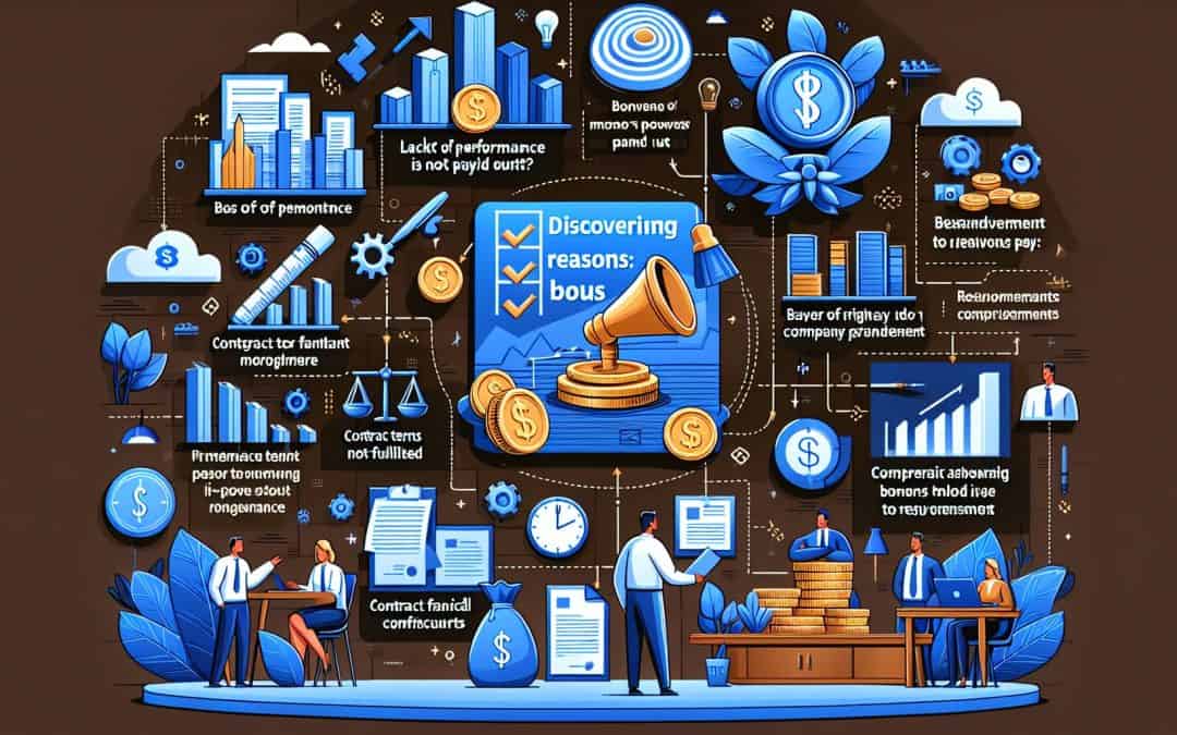 Najčešći razlozi zbog kojih bonus nije isplaćen